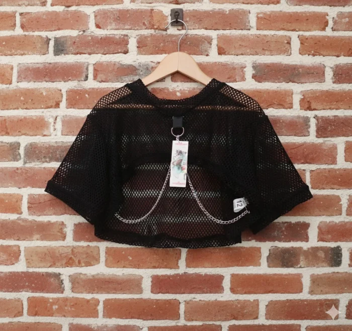 Remera Crop de Red
