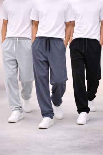 Pantalón Recto de Hombre Frizados