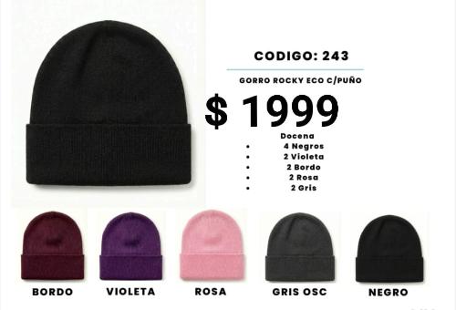 Gorro Rocky Eco con Puño