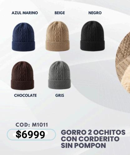 Gorro con Corderito sin Pompón