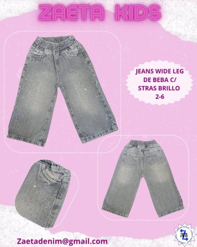 Jeans Wide Leg de Beba Brillos