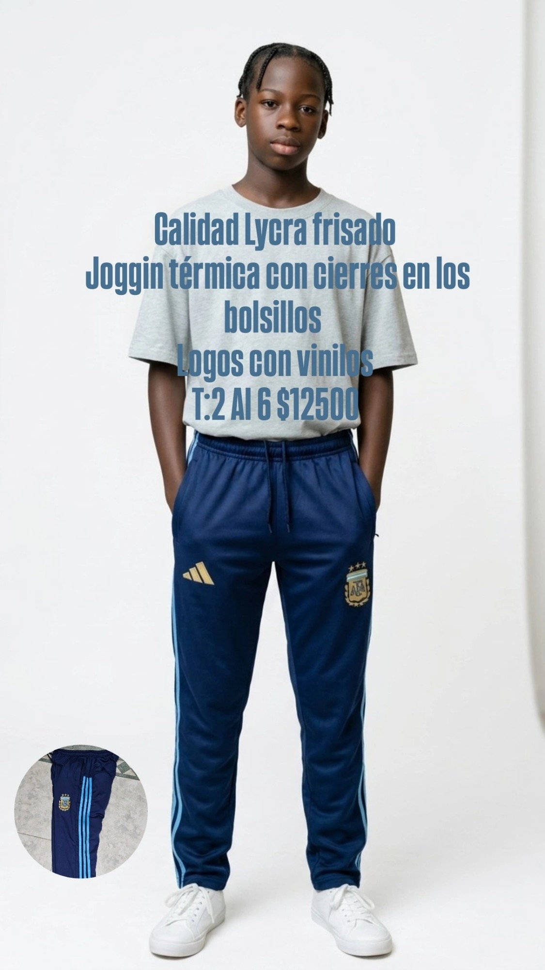 Joggin Lycra Frisado con Cierres en los Bolsillos - Imagen 3