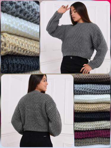 Sweater Friz Manga Globo (mabel)
