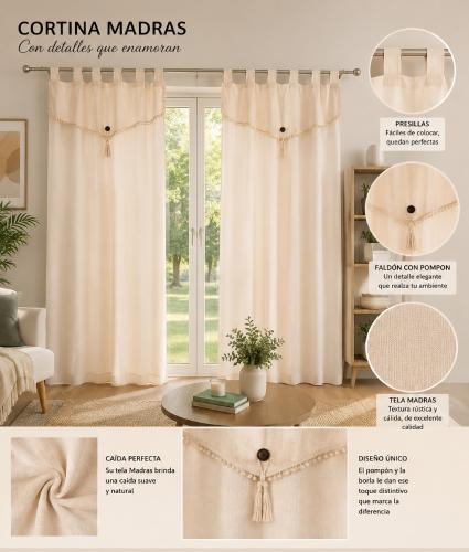 Cortinas de Madras