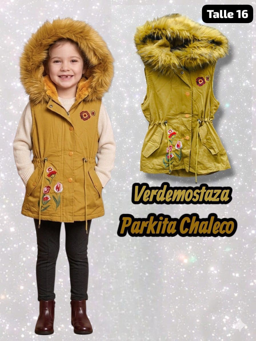 Chaleco Parkita de Nena - Imagen 3