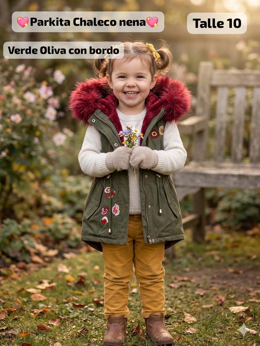 Chaleco Parkita de Nena - Imagen 2
