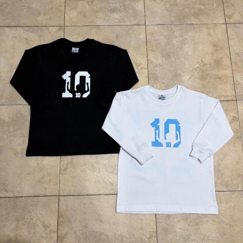 Remera Manga Larga de Messi Talles del 4 al 16