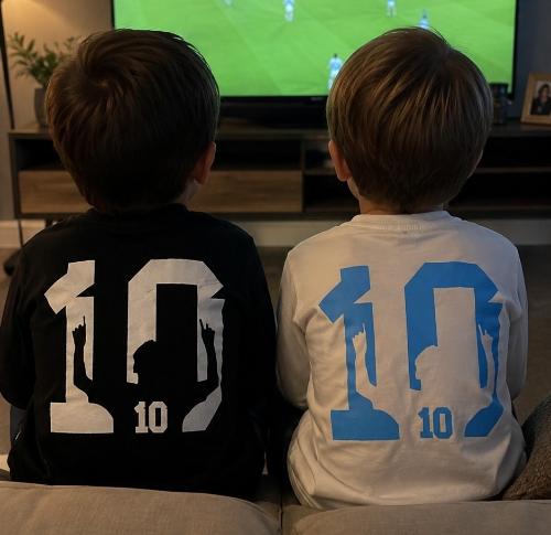 Remera Manga Larga para Alentar a Messi del Talle 4 al 16