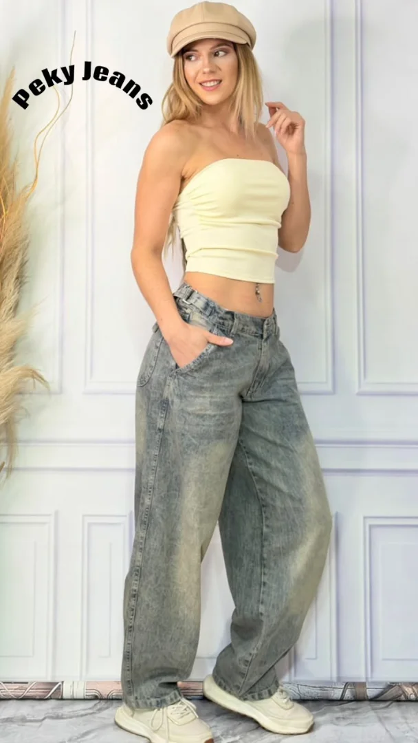 Jeans Baggy con Regulador - Imagen 1