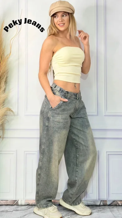 Jeans Baggy con Regulador