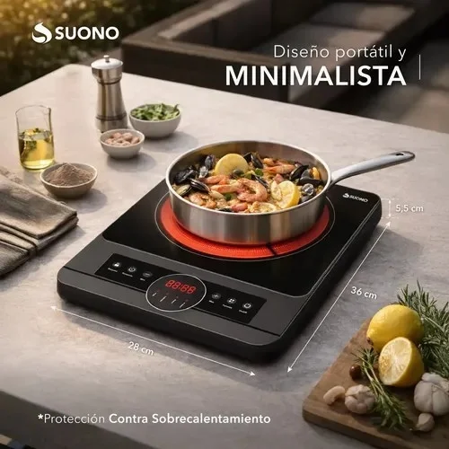 Anafe Electrico Digital 1 Hornalla