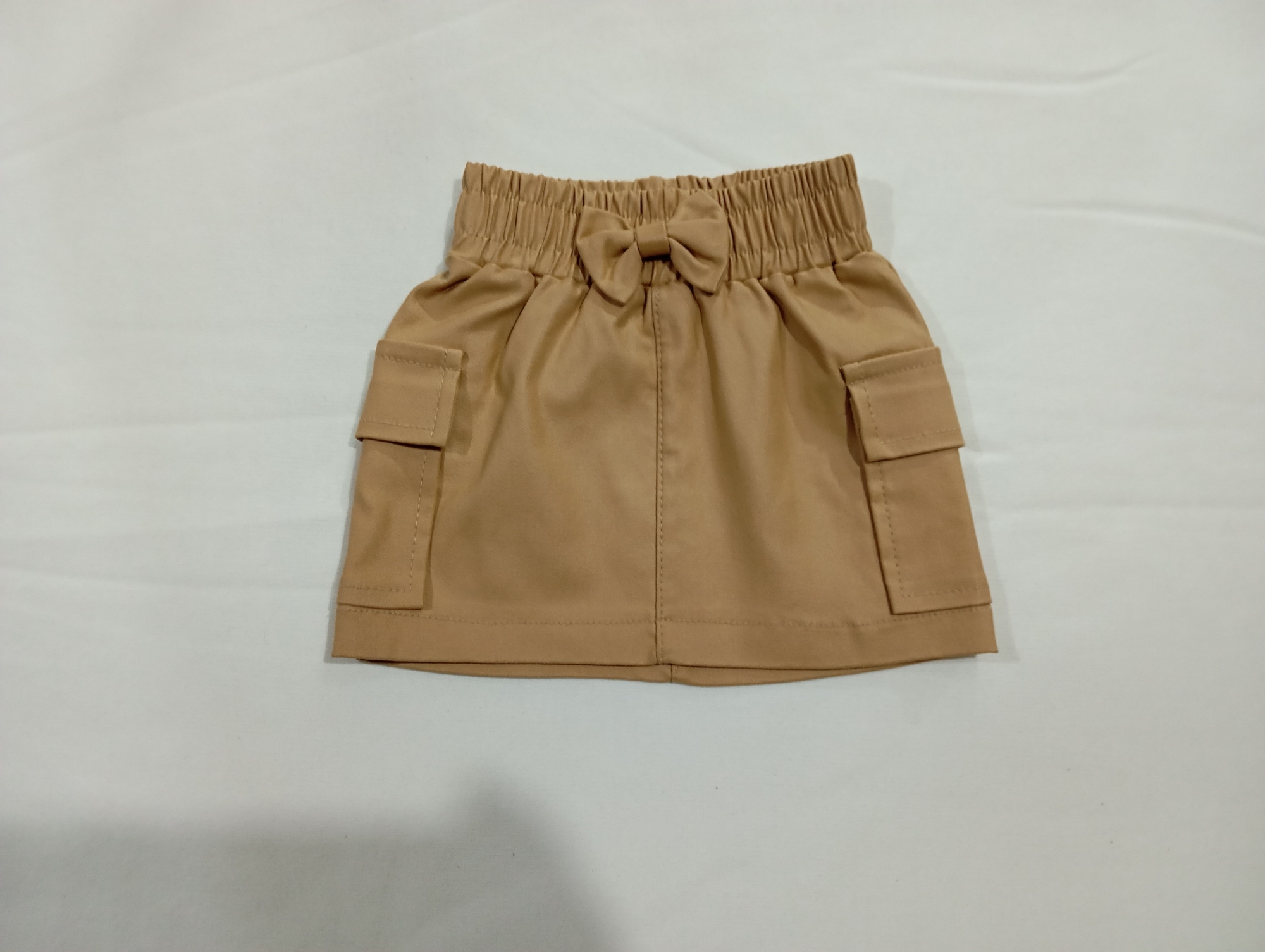 Pollera Cargo de Beba de Bengalina Engomado Elastizado - Imagen 2