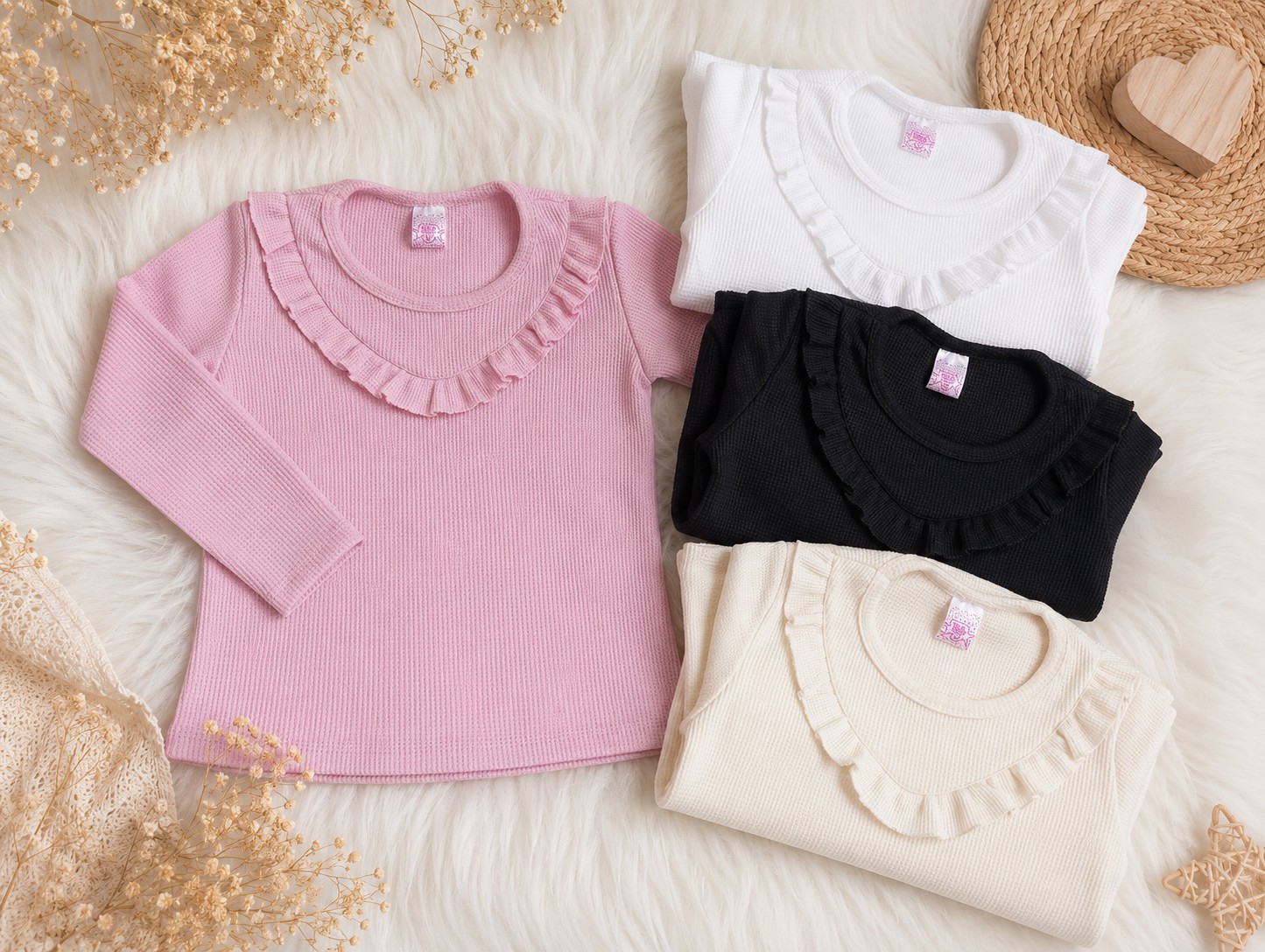Camiseta Magnolia de Beba de Wafle - Imagen 2