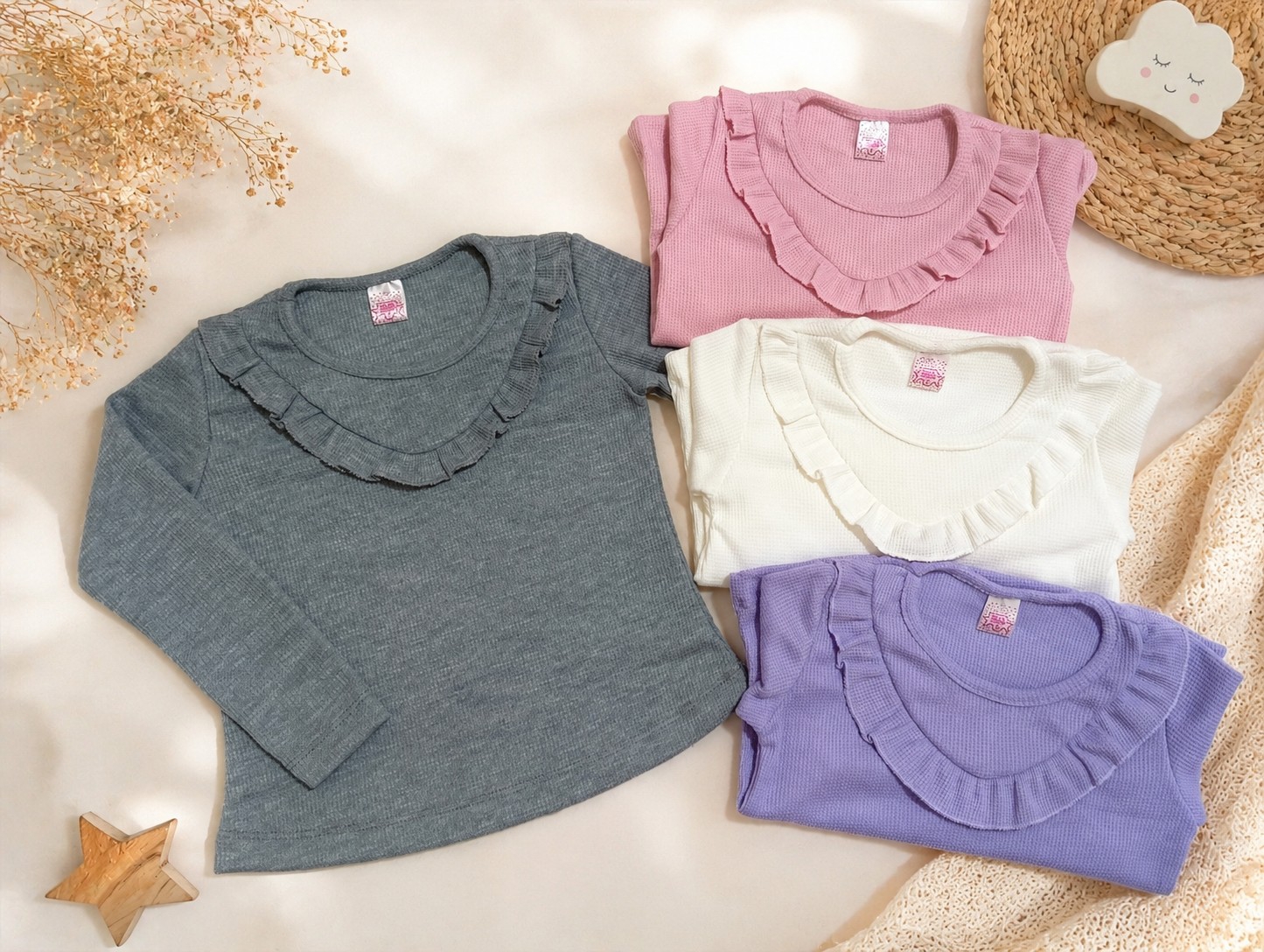 Camiseta Magnolia de Beba de Wafle - Imagen 3