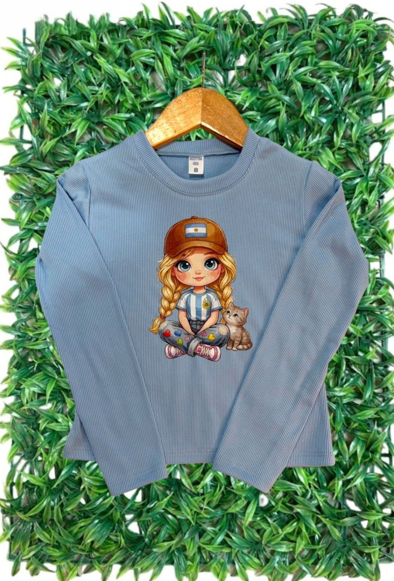 Camiseta Morley Soft Frizzado Nena Estampado - Imagen 5
