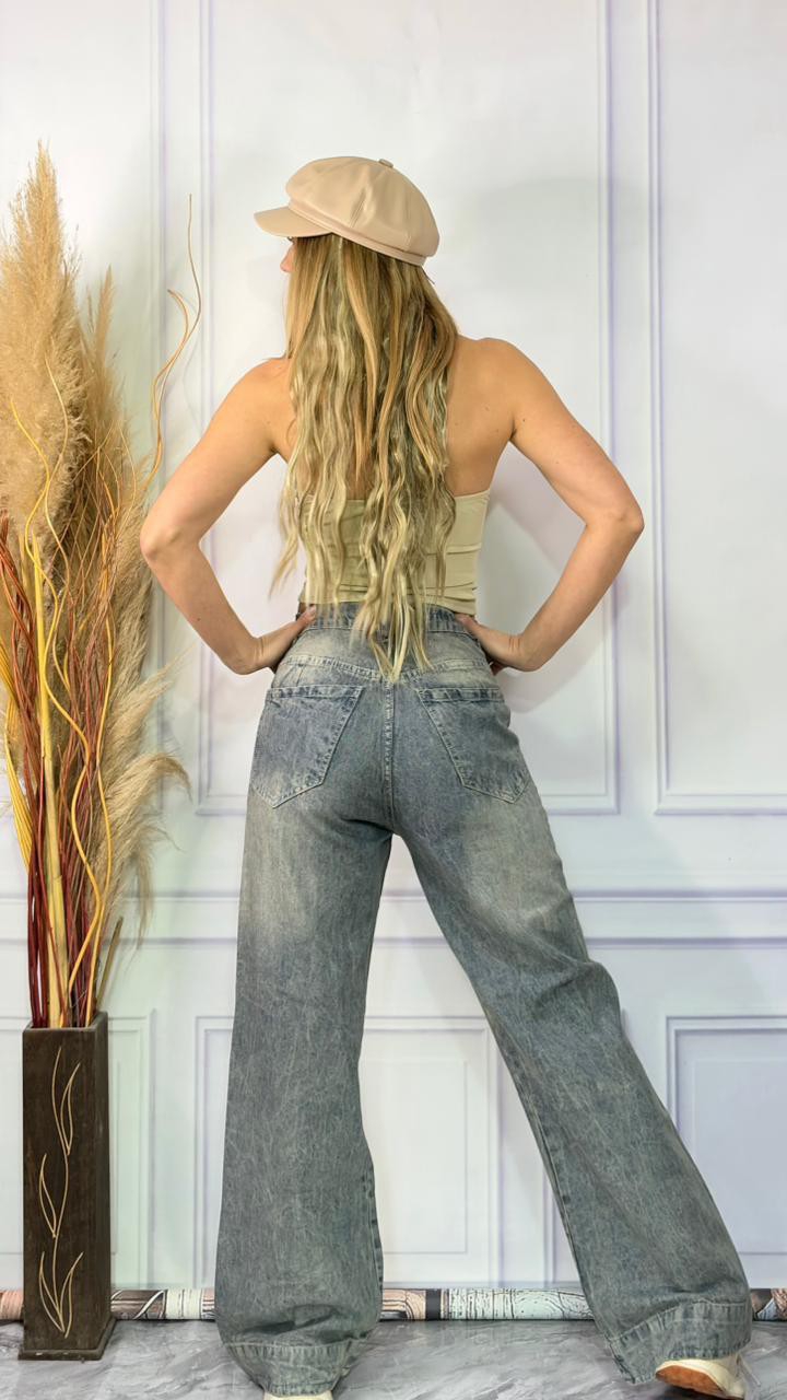 Jaeans Wide Leg Bota Pie Boteado Ancho - Imagen 2