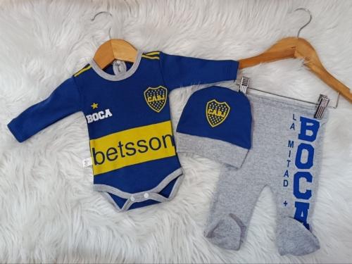 Trio Recién Nacido Boca & River