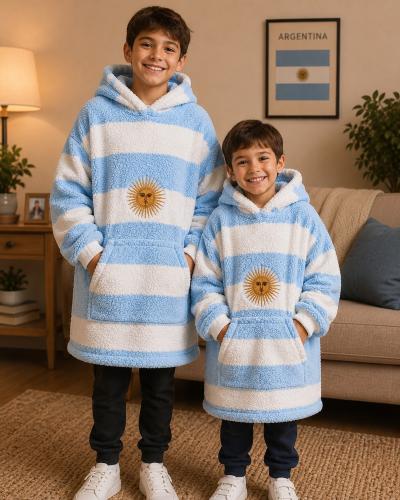 Buzo Manta Argentina de Niño Unisex