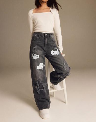 Wide Leg- Snoopy