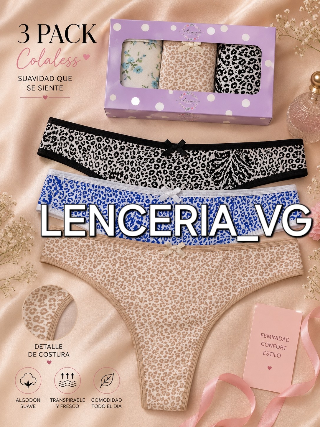 Less Estampada ×3 - Imagen 2