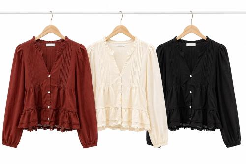 Camisa Poplin Plizada Morem - Miniatura 2