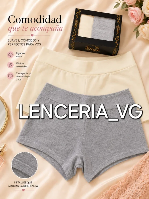 Boxer Algodón ×2