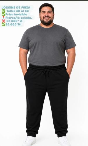 Joggins de Frisa Invisible Talle Especial