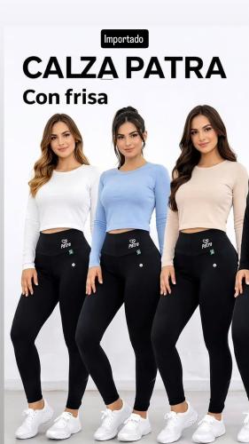 Calza con Piel Agotado Elastizado Importado