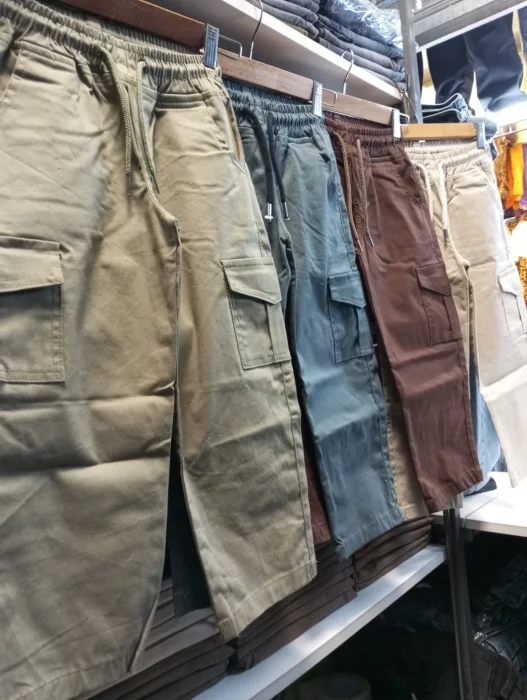 Baggy Jogger Cargo Negro Chocolate Verde Gris Beige