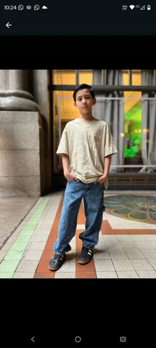 Baggy Carpintero Arenado Azul