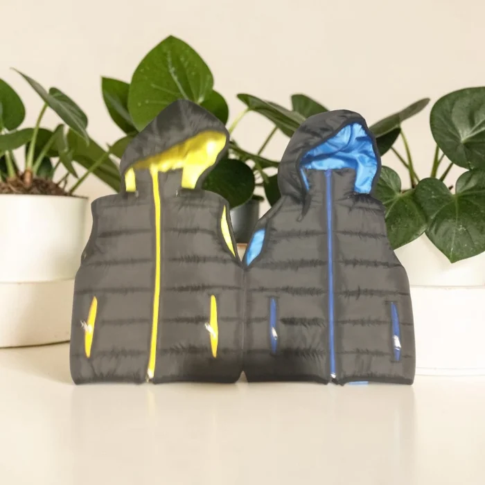 Chaleco de Niños con Capucha Desmontable