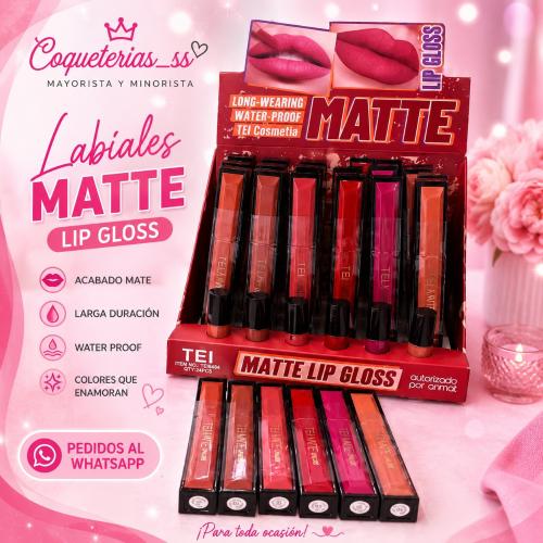 Lip Gloss Matte Waterproof Tei
