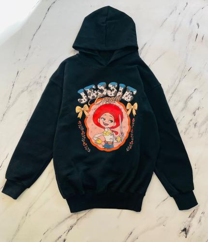 Buzo Hoddie Frisa Peinada