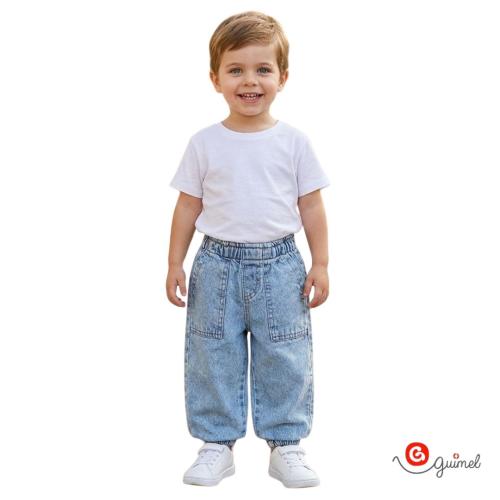 4212 Jogger Bb Unisex Baggy Ancho Clarito Esponjado	