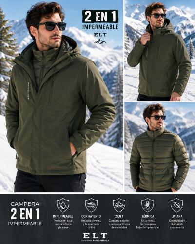 Campera Importada Elt 2 en 1