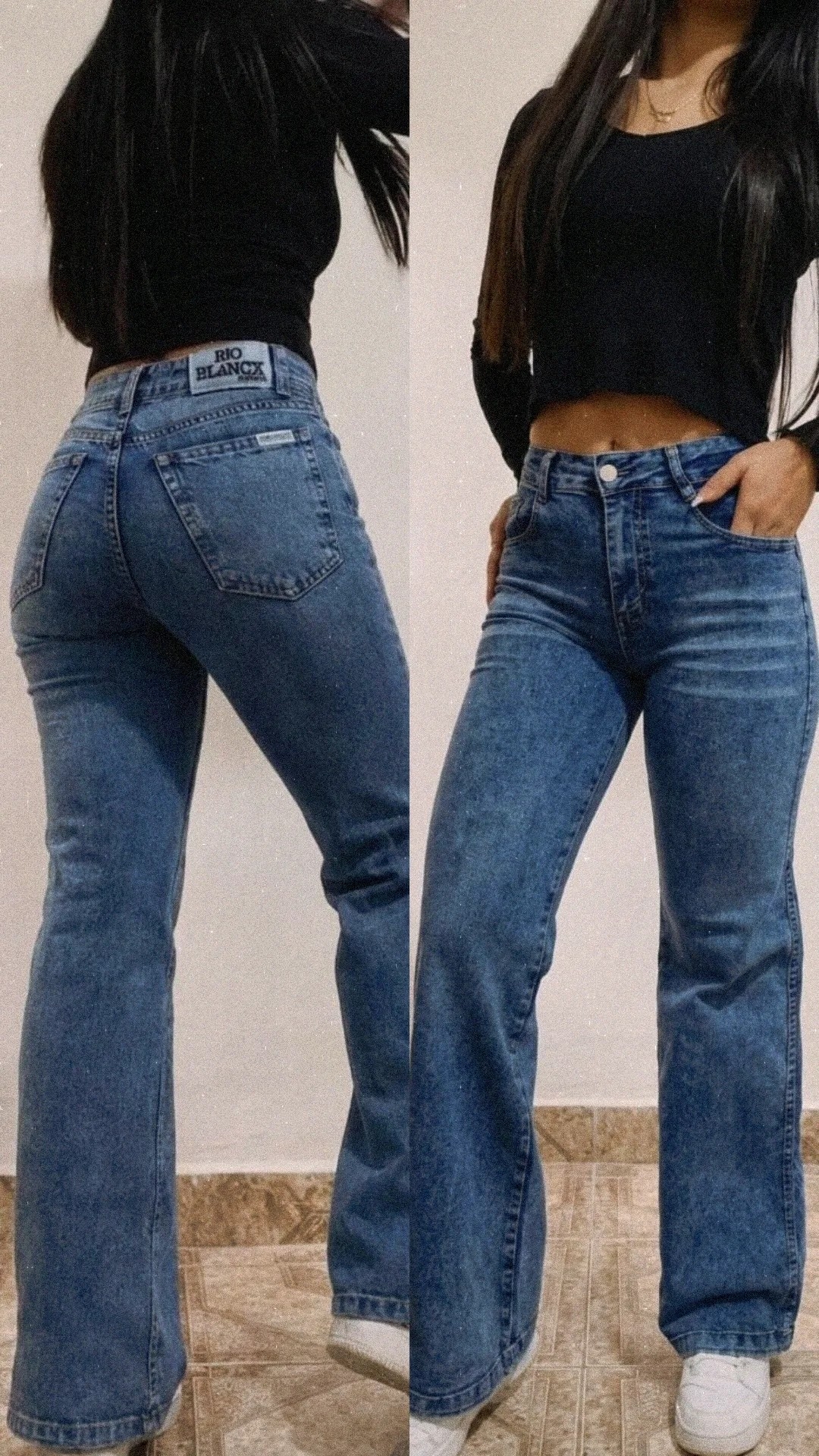 Wid Leg Elastizado Tiro Medio - Imagen 3