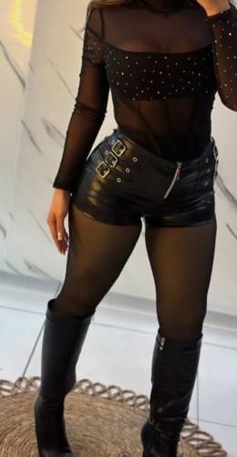 Shorts de Cuerina