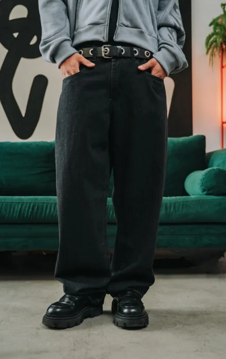 Jean Baggy Black