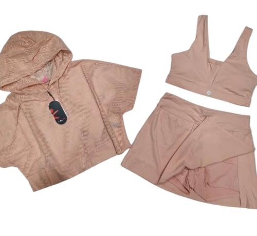 Conjunto 3 en 1 Pollera+ Top + Buzo  Marca Irun Dama - Miniatura 2