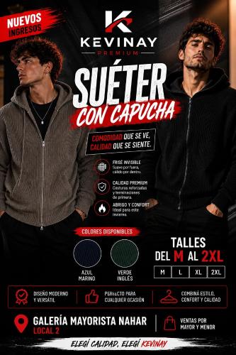 Swaatear de Lana con Capucha