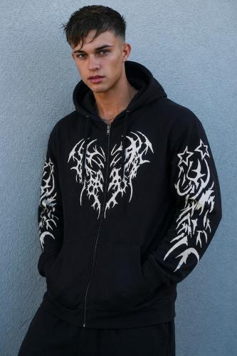 Campera  Negra Gothic Ghost
