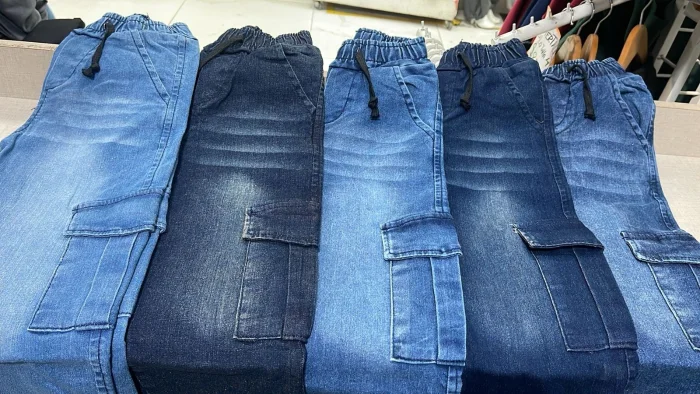 Jeans Jogger Cargo Elástisado