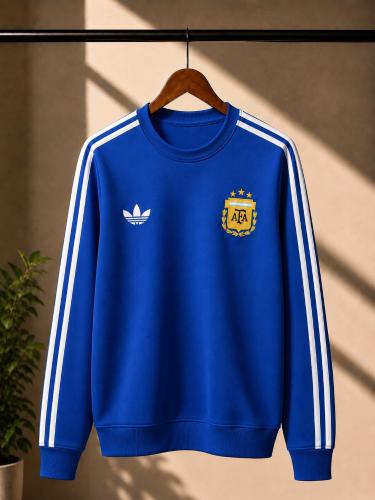 Buzos Doble Bordado de Frisa Peinada de Afa,boca  y River