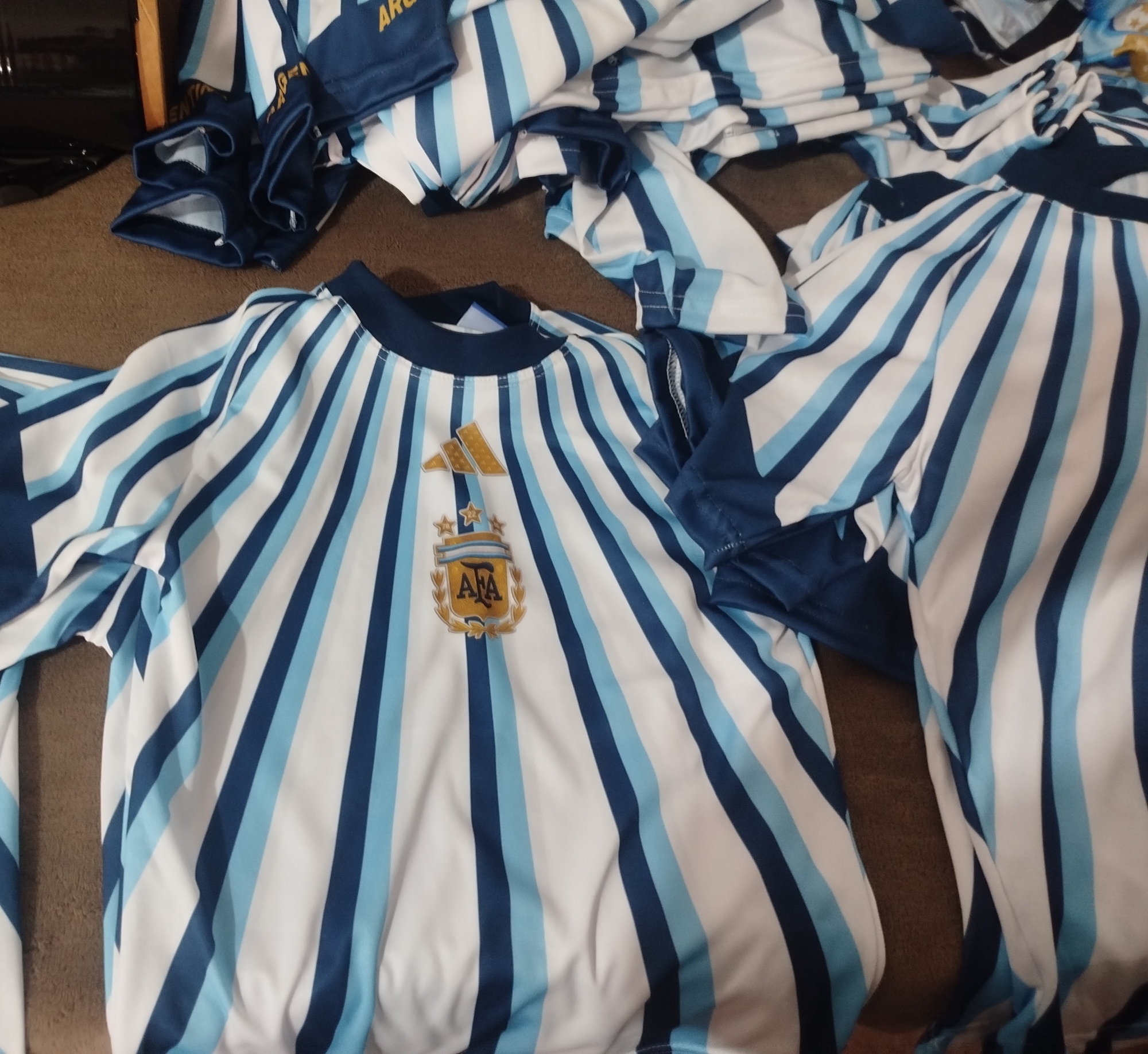 Camiseta Argentina Niños Sublimado - Imagen 1