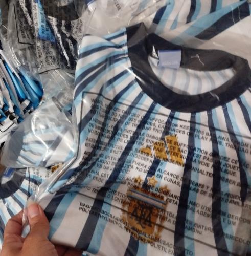 Camiseta Argentina Niños Sublimado