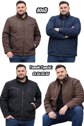 Campera Especial Gabardina con Piel