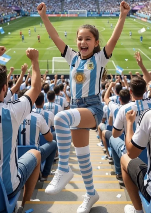 Bucanera Argentina Campeon Niños Algodon
