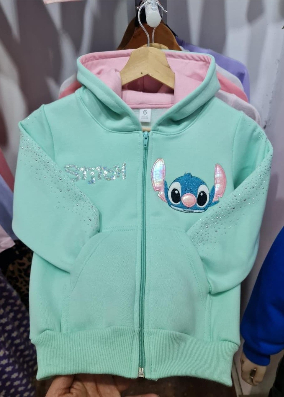Campera de Stich Nena con Brillo - Imagen 3