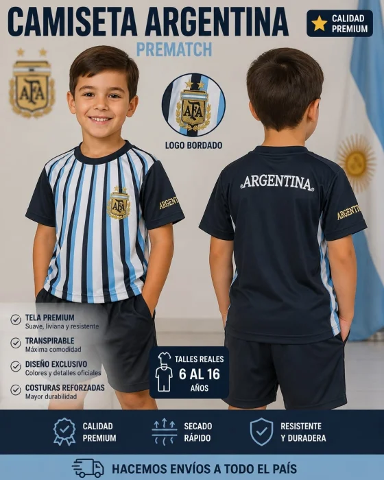Camiseta de Niño Modelo Entrenamiento