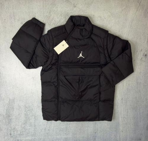 Campera Chaleco Anorak Jordan Importada Color Negro